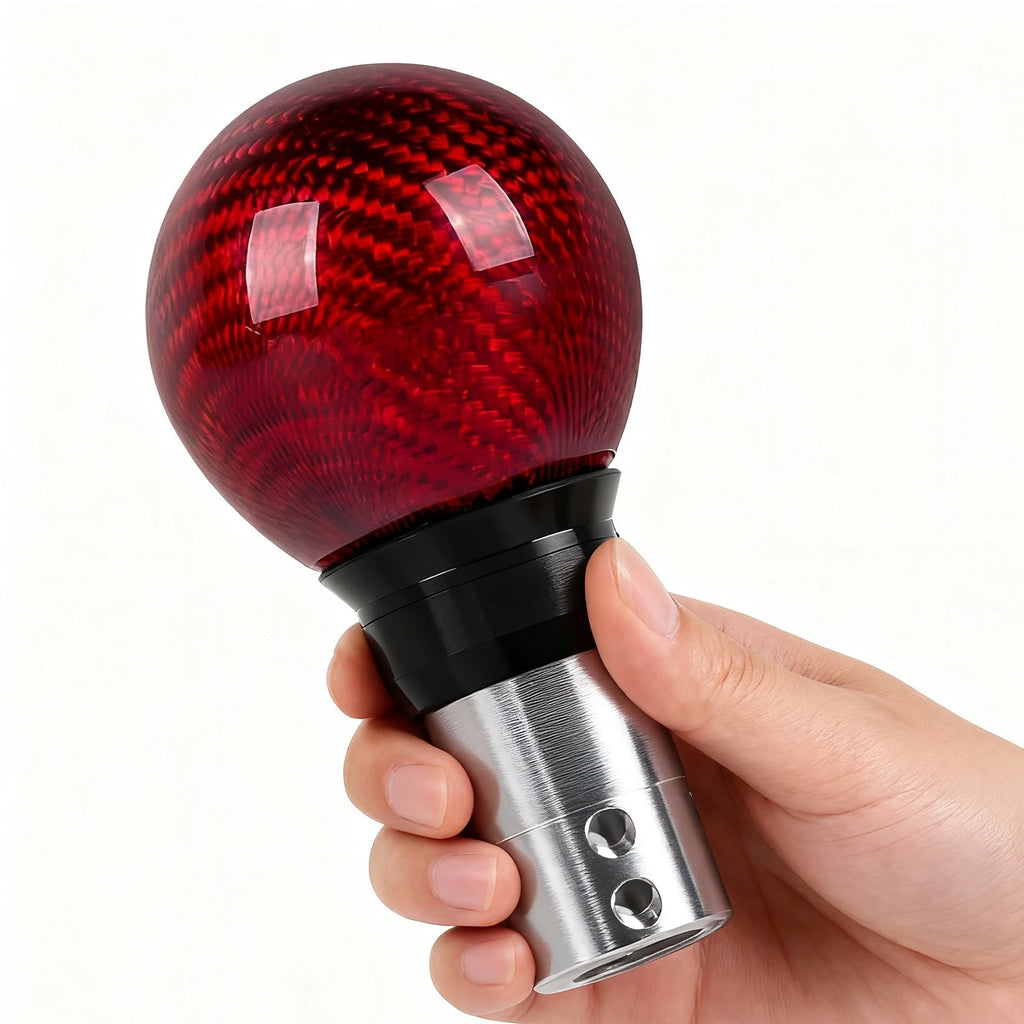 Carbon Fiber Gear Shift Knob for Automatic and Manual Vehicles