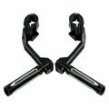 1 1/4" Black Foot Peg Clamps for Harley