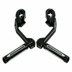 1 1/4" Black Foot Peg Clamps for Harley