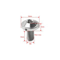 6 x M6x15mm Titanium Alloy Torx Head Bolts for Bike Motorcycle