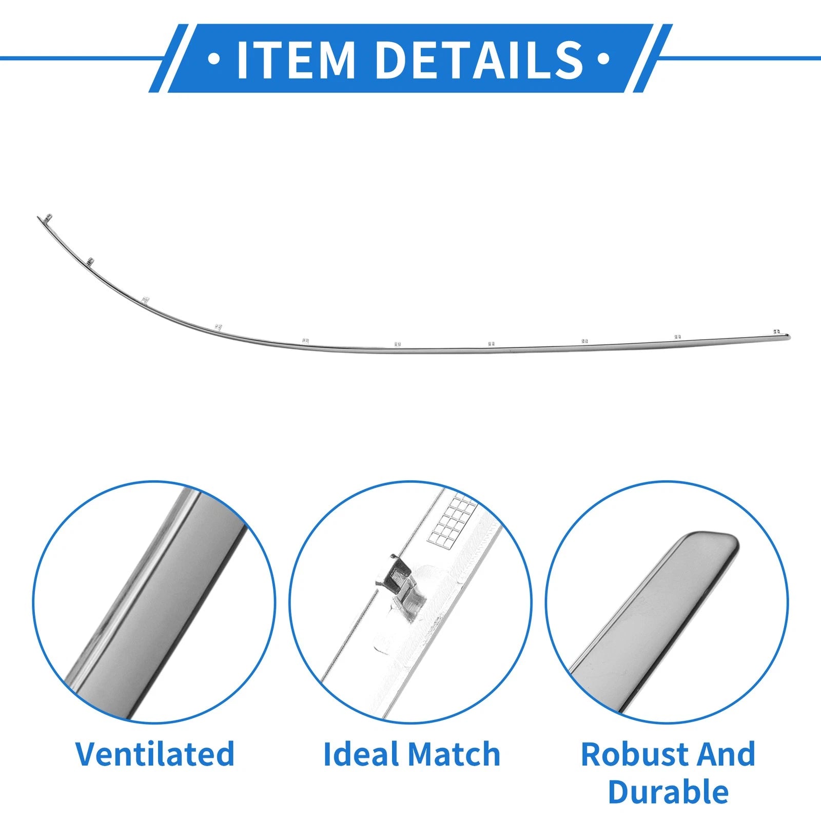 Rear Left Bumper Grille Trim for Mercedes-Benz E350 Coupe (2010–2013)