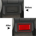 Carbon Fiber Red Rear Storage Box Cover for BMW 3 Series (1994-1996)