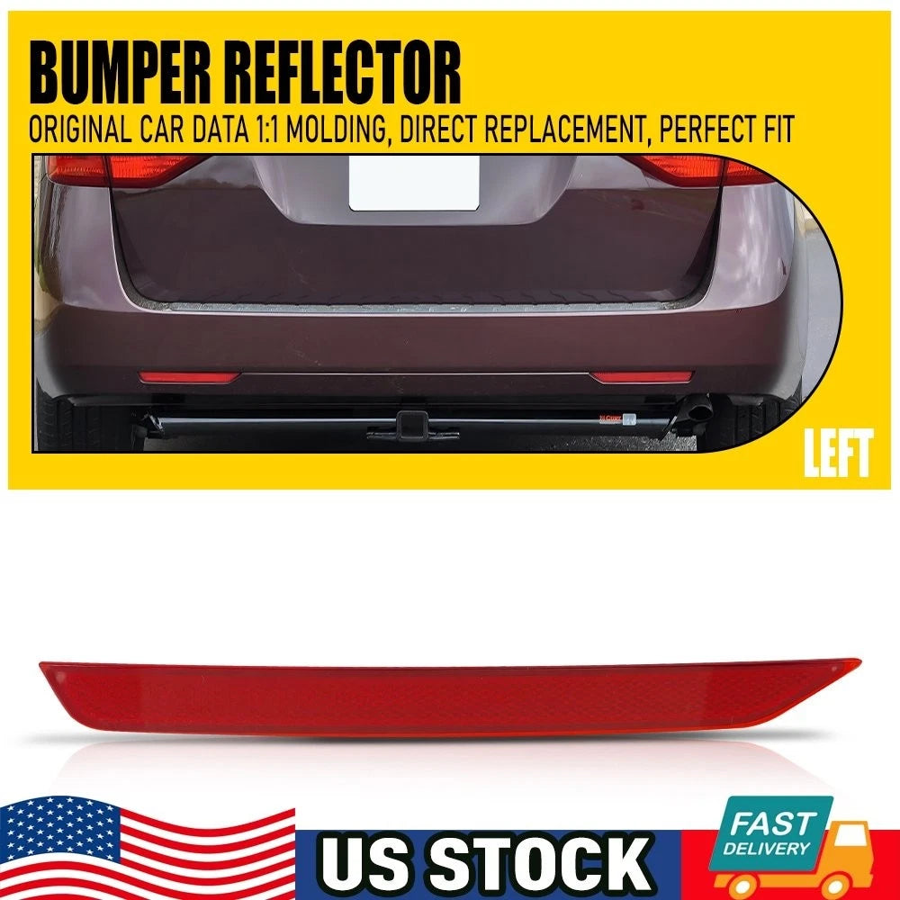 Rear Bumper Reflector Light for Honda Odyssey (2011–2017) LH H