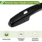 Exterior Door Handle Cover Trim for Chevrolet Equinox (2018–2023) Glossy Black