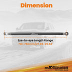 Rear Steel Traction Bar for GMC Sierra (1999–2018) 4mm Wall 2WD 4WD