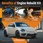Engine Overhaul Rebuild Kit and Valves for VW Audi 1.4 TSI (2010–2017)