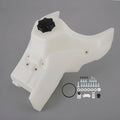 3.0 Gallon White Fuel Gas Tank with Cap for Honda CRF 450 X/L/RL (2019–2024)