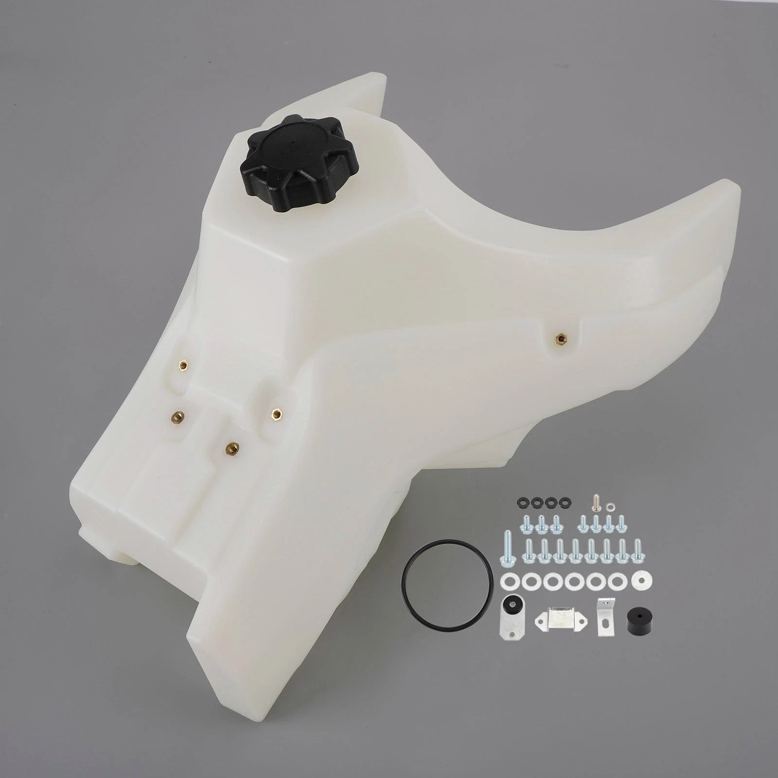 3.0 Gallon White Fuel Gas Tank with Cap for Honda CRF 450 X/L/RL (2019–2024)