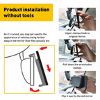 Convex Interior Clip-On Rear View Mirror for Universal Fit (270MM)
