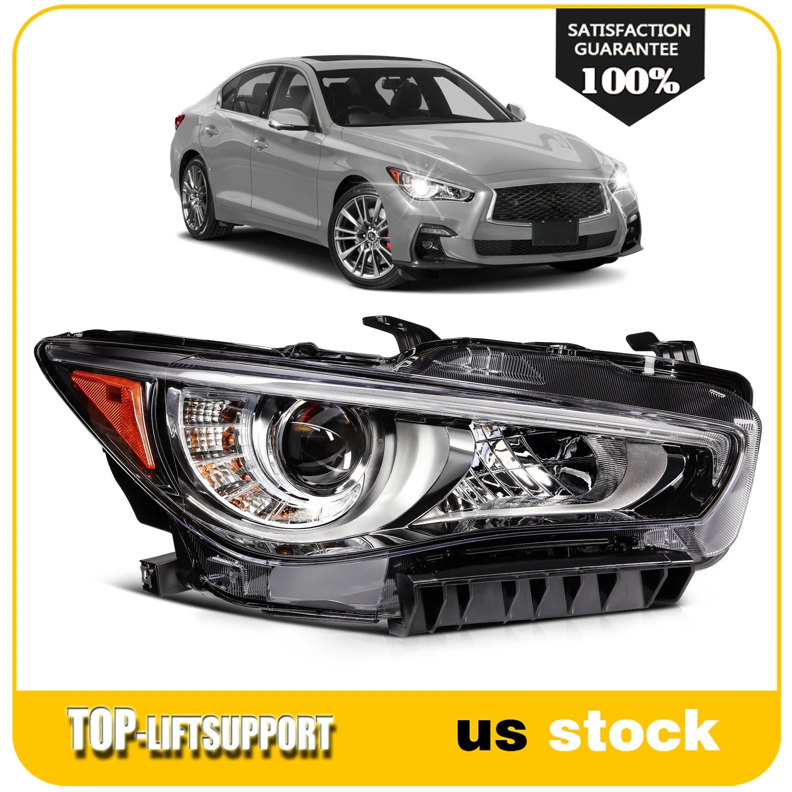 LED Headlight for Infiniti Q50 (2014–2024)