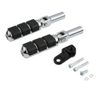 Slim Chrome Rear Foot Pegs Mount for Harley Softail Cross Bones (2008-2017)