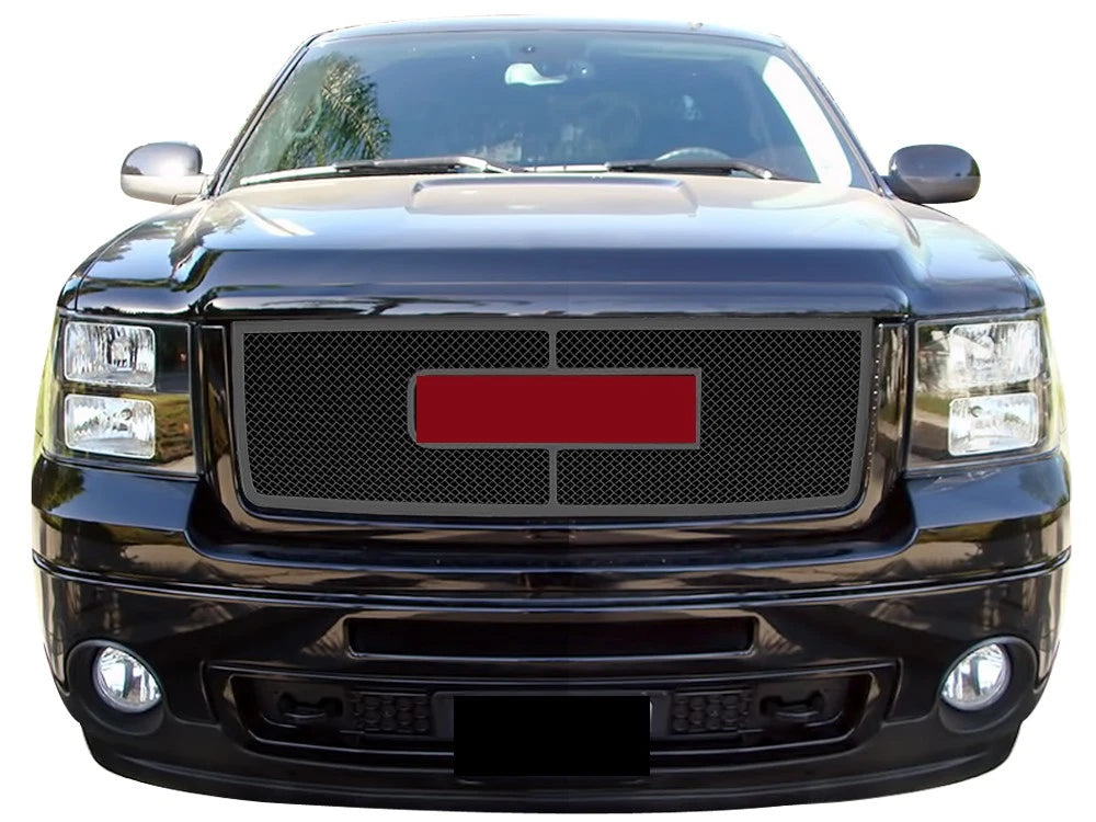 Black Stainless Grille for GMC Sierra 1500/Sierra Denali (2007–2013)