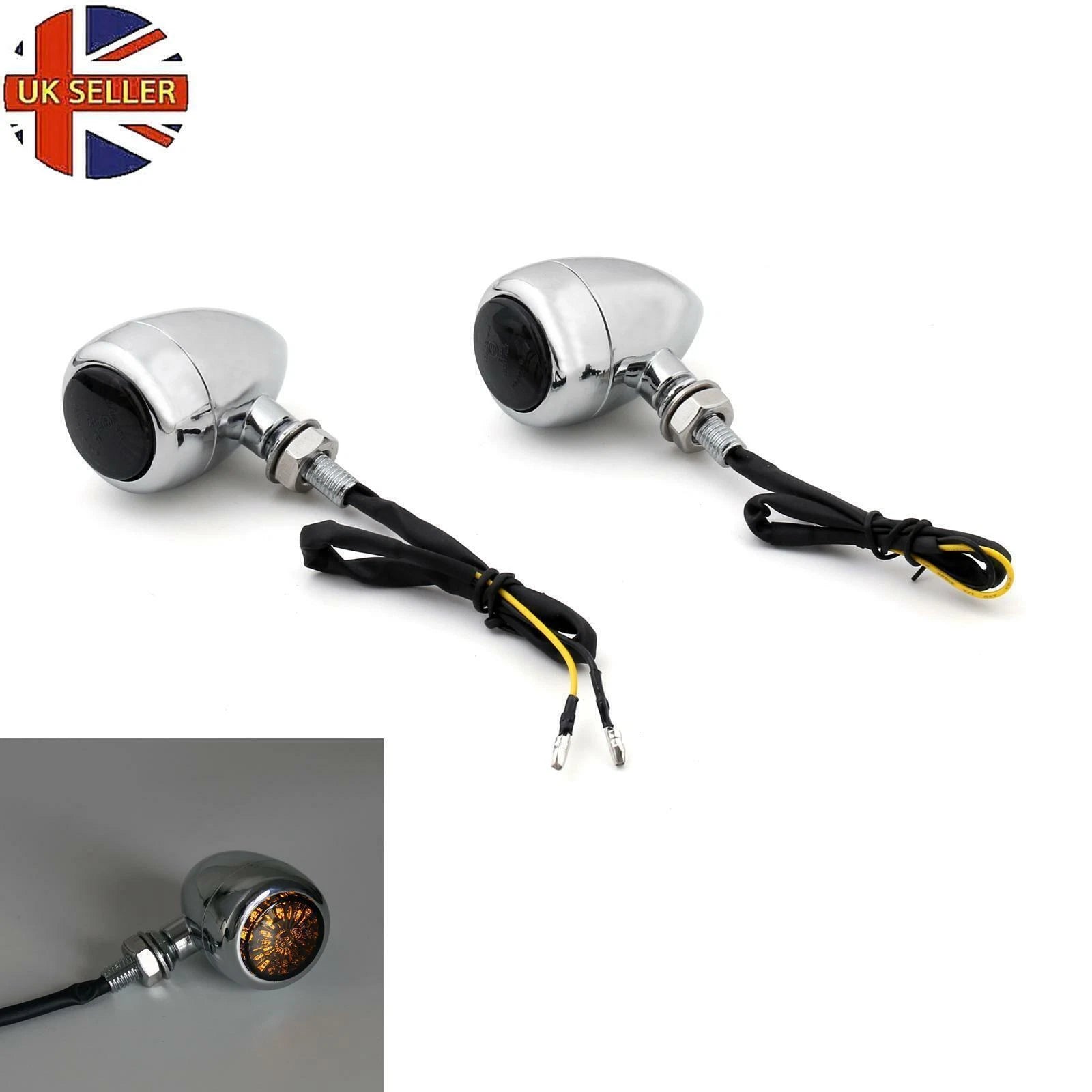 Bullet Turn Signals for Chopper Cafe Racer CR T9