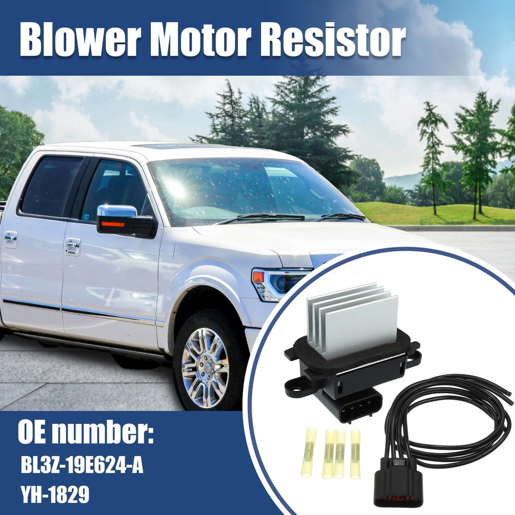 Set of 1 HVAC Blower Motor Resistor for Ford Expedition (2015–2022) BL3Z-19E624-A