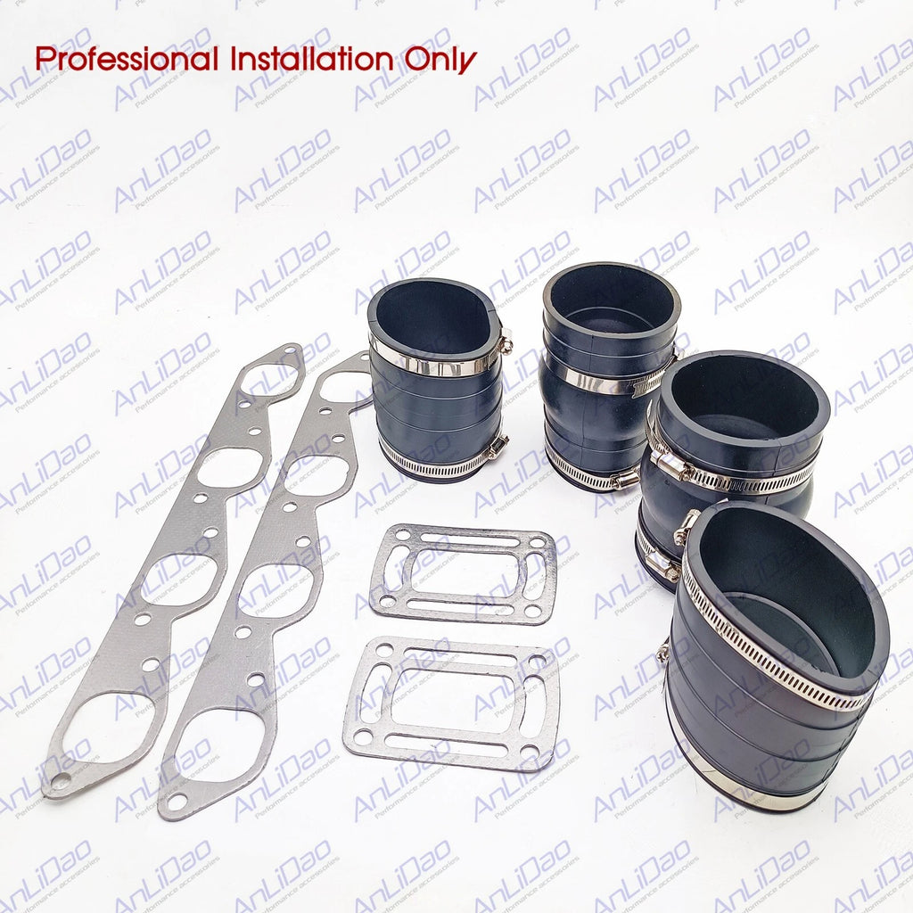 Exhaust Manifold Bellow Kit W/Gasket for Volvo Penta 8.2L Sterndrive V8 (–)