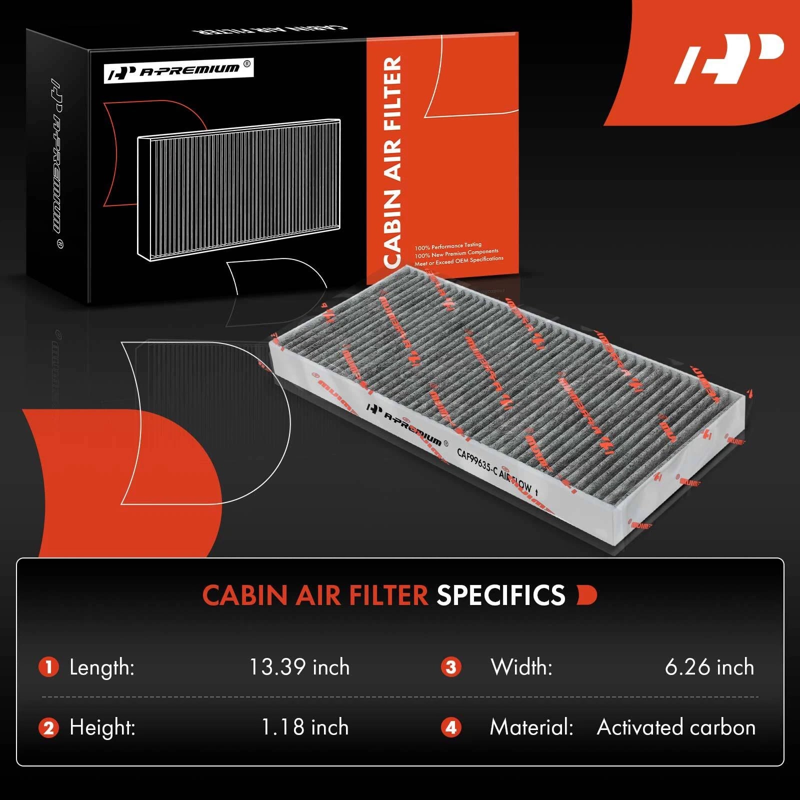 Activated Carbon Cabin Air Filter for Mercedes-Benz Sprinter (2007-2018)