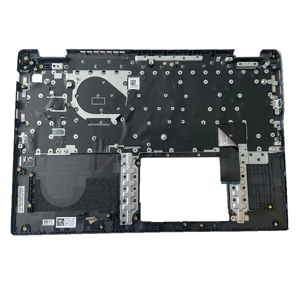 Palmrest Non-Backlit Keyboard for Dell Latitude 3520 (2021–2023) 0DJP76 DJP76 Black US