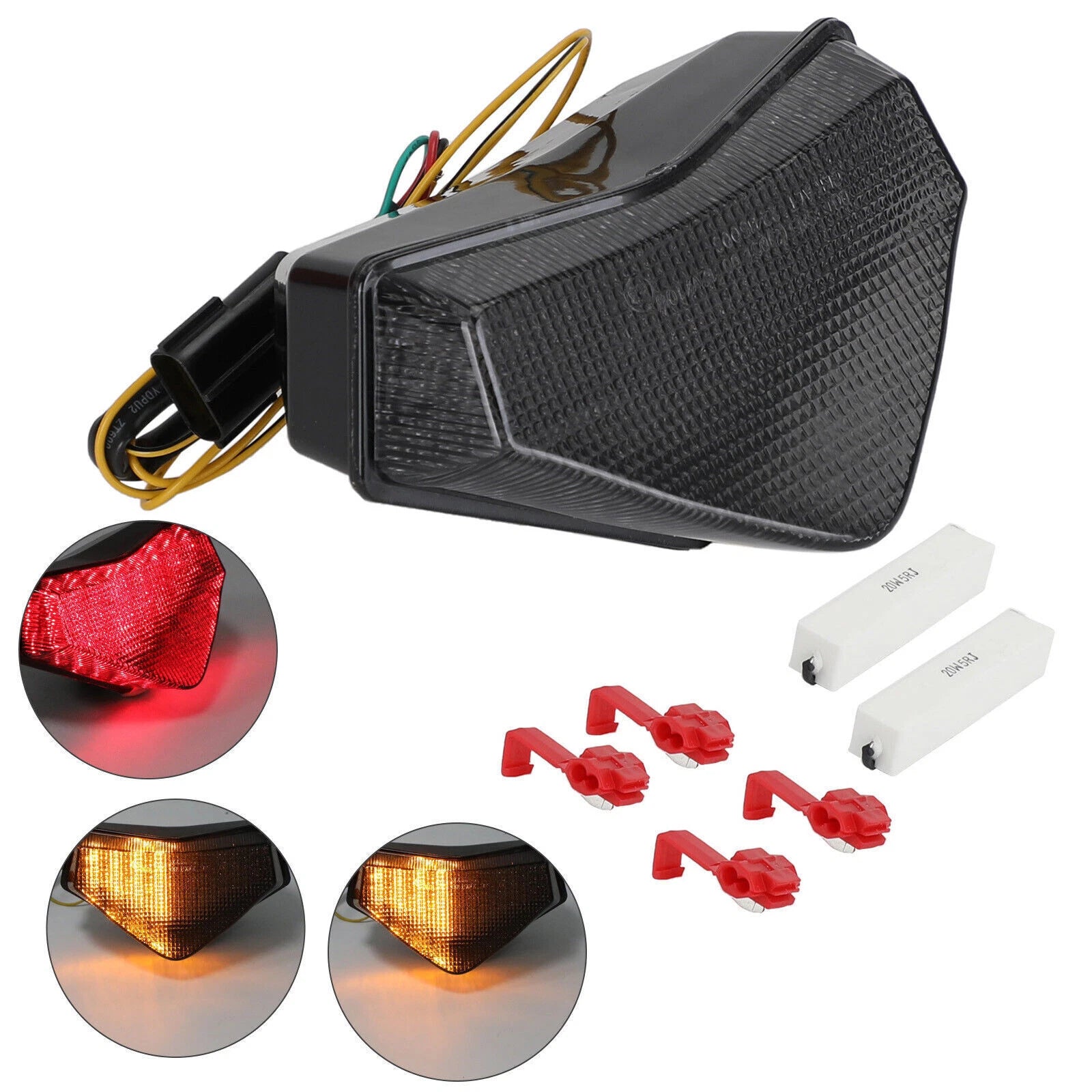 LED Taillight with Integrated Turn Signals for Triumph Tiger Speed Triple Sprint (T9)