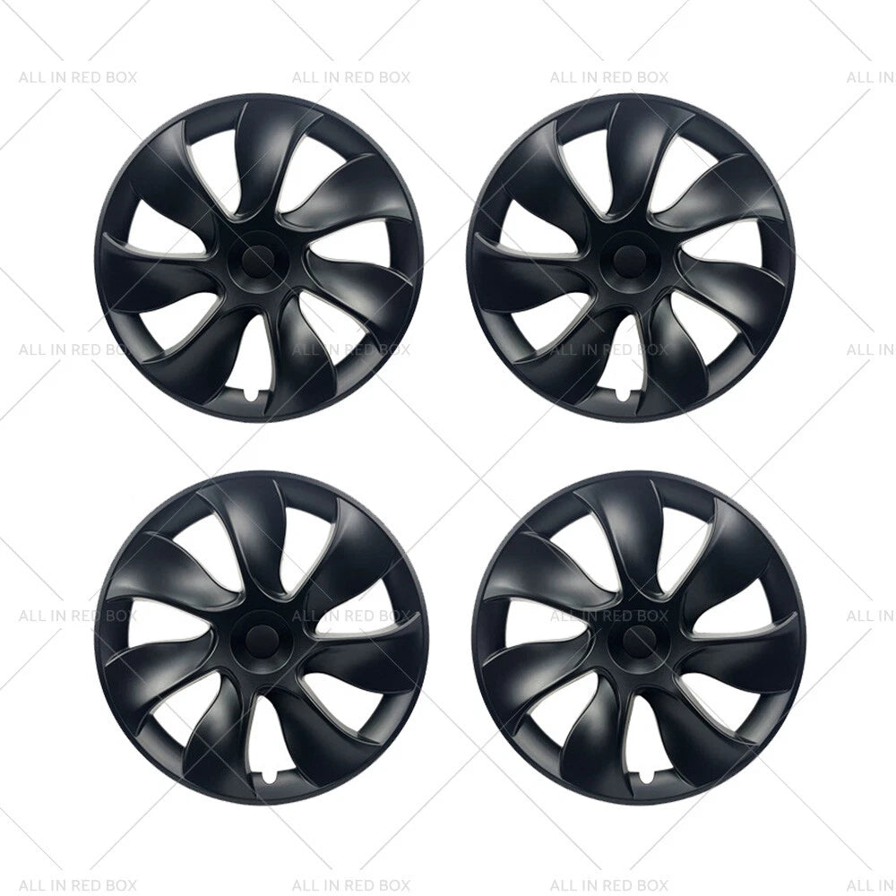 19 Inch Wheel Cover Cap for Tesla Model Y (2020–2023) Matt Black