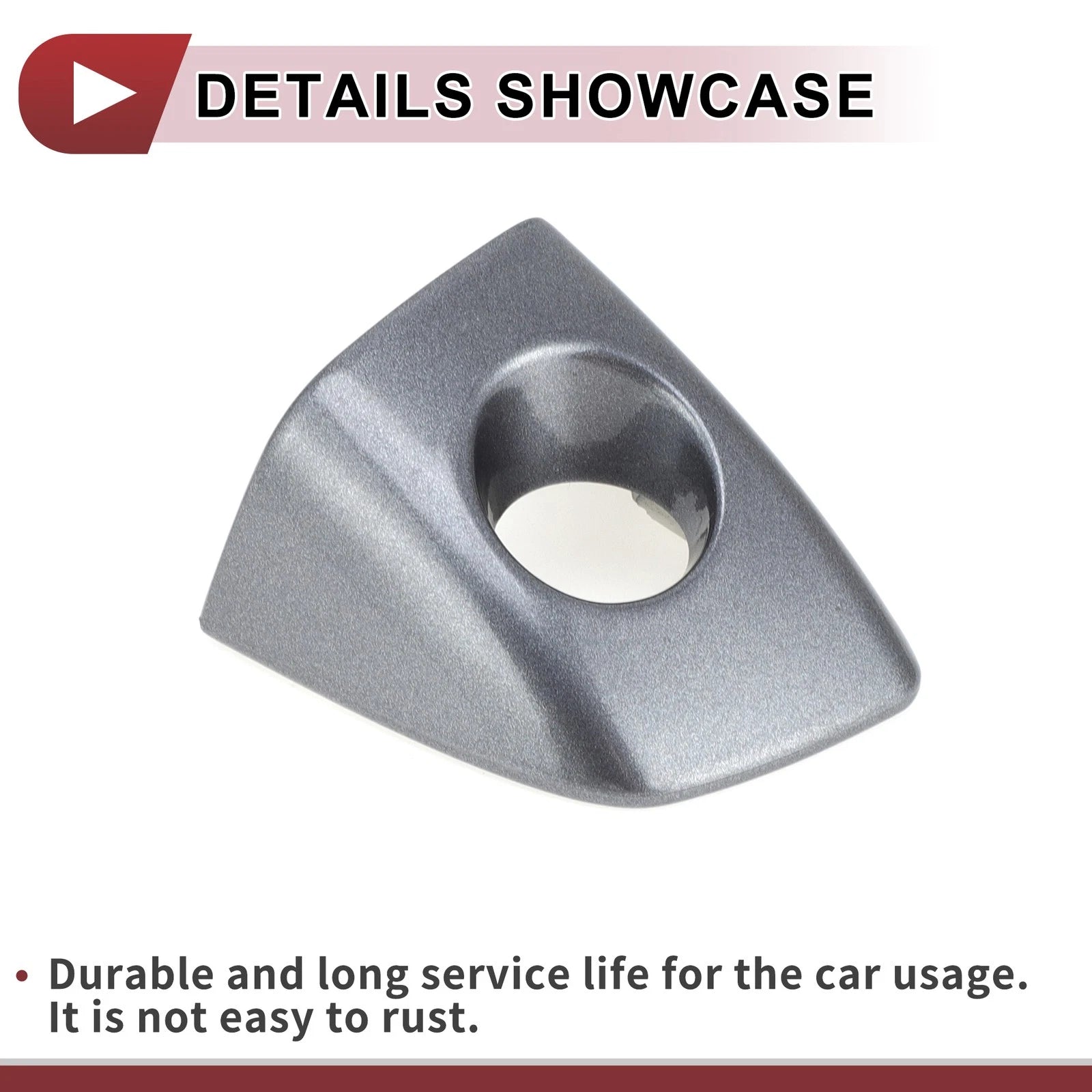 Front Left Door Handle for Audi A6 C7 (2011–2018) 4H1837879 Gray ABS
