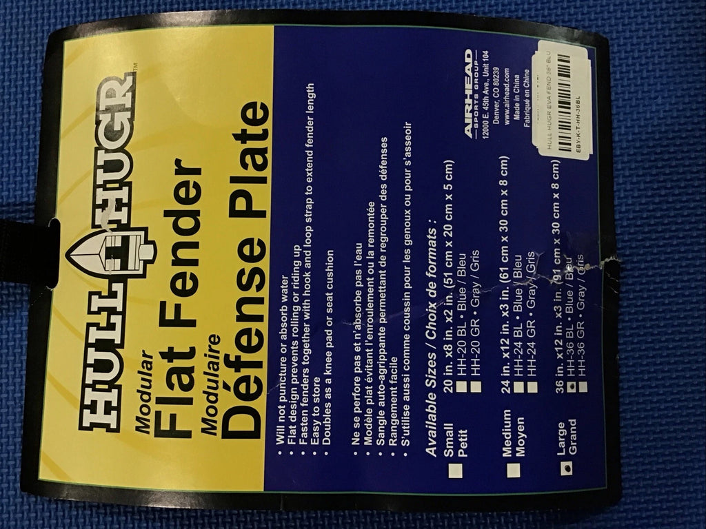 Hull Hugr Eva Fender 35.5” for Kwik Tek (HH-36BL)