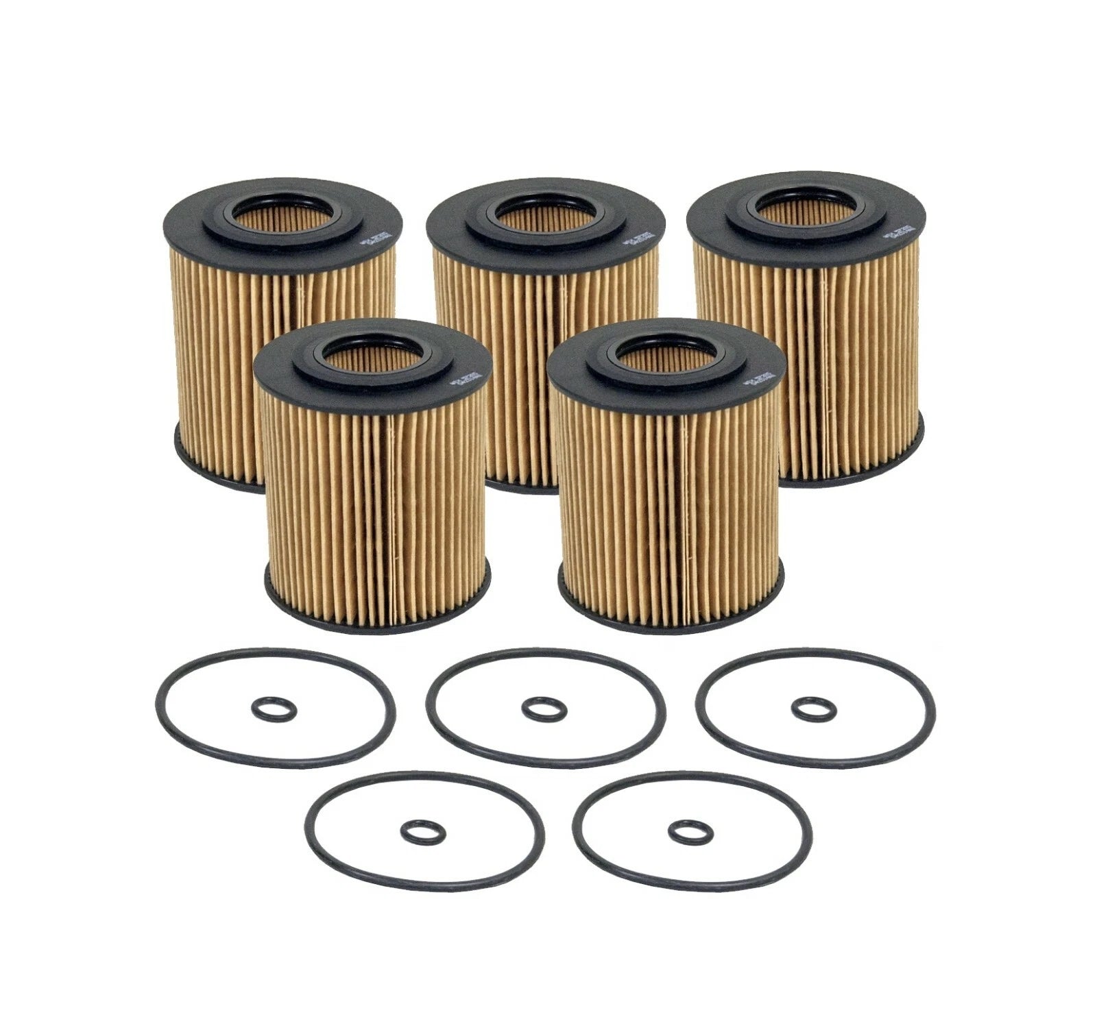 Set of 5 Engine Oil Filters for Ford Escape, Mazda 3, Mercury Milan (2001–2020)