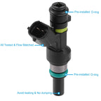 Set of 4 Fuel Injectors 16600-3TA0A FBY21B0 for Nissan Altima 2.5L (2013–2014)