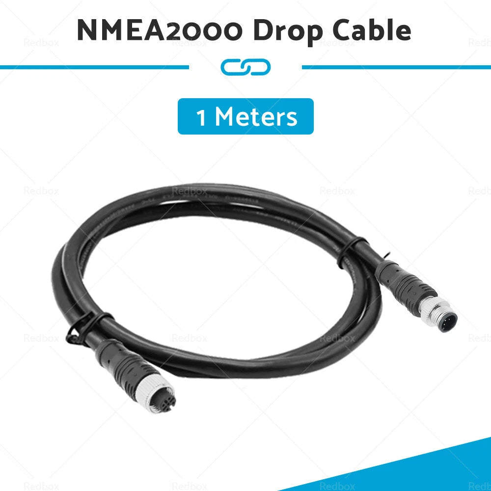 NMEA2000 Drop Cable 5-Core Female to Male for Marine Boat (1m)