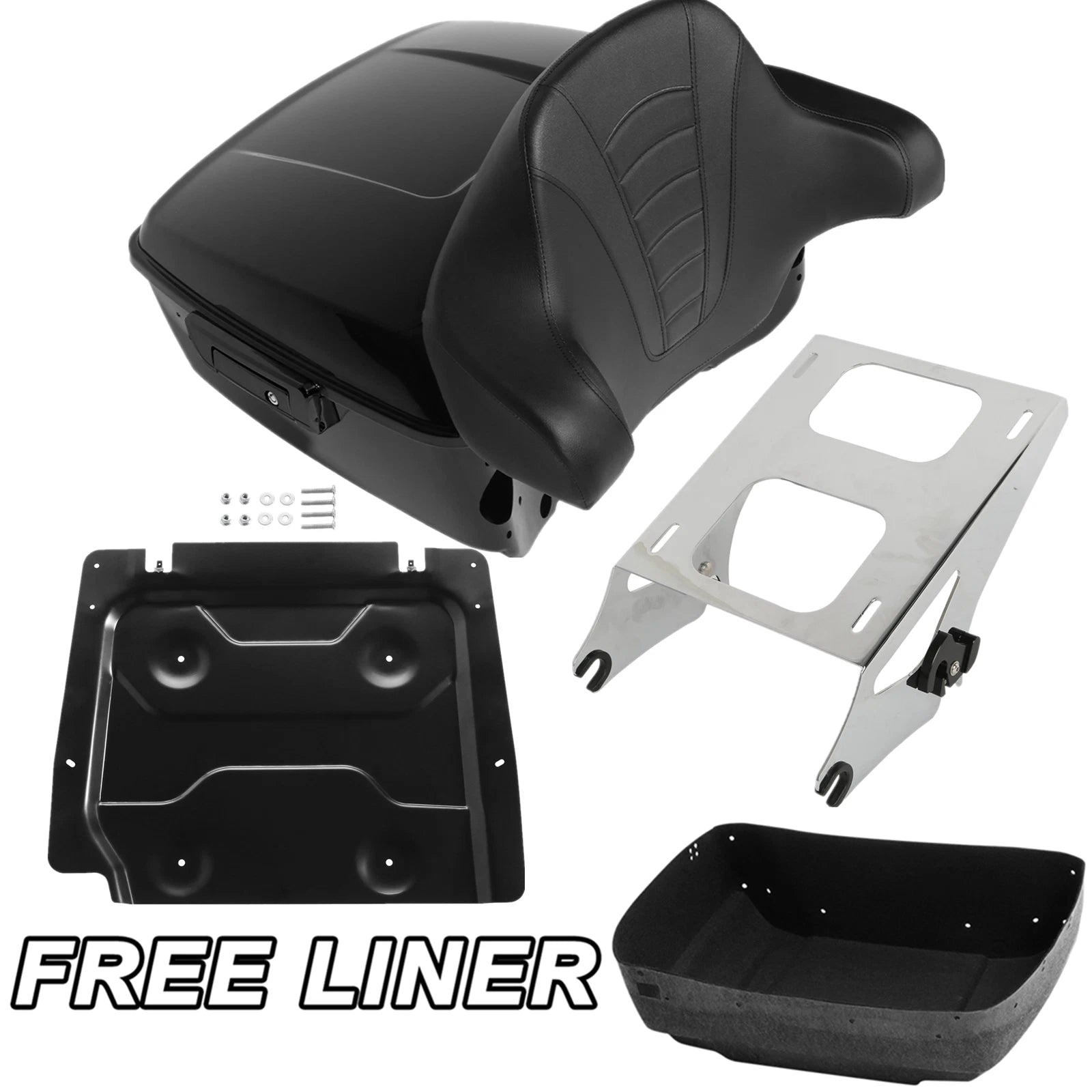 Trunk Pad Mount Rack Plate for Harley Touring (2014–2023)