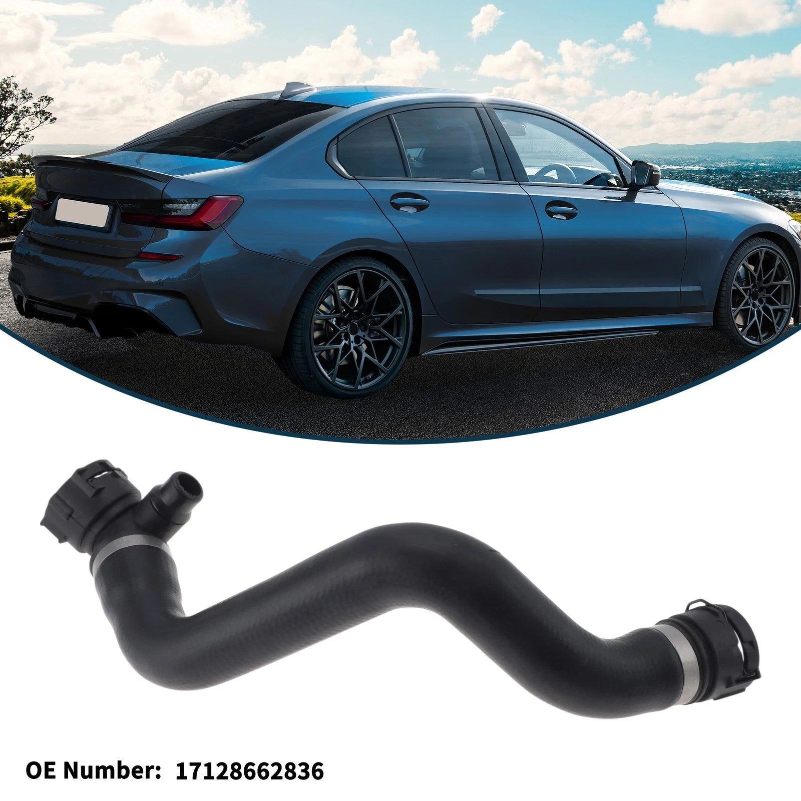 Radiator Hose No. 17128662836 for BMW 230i (2017–2021)