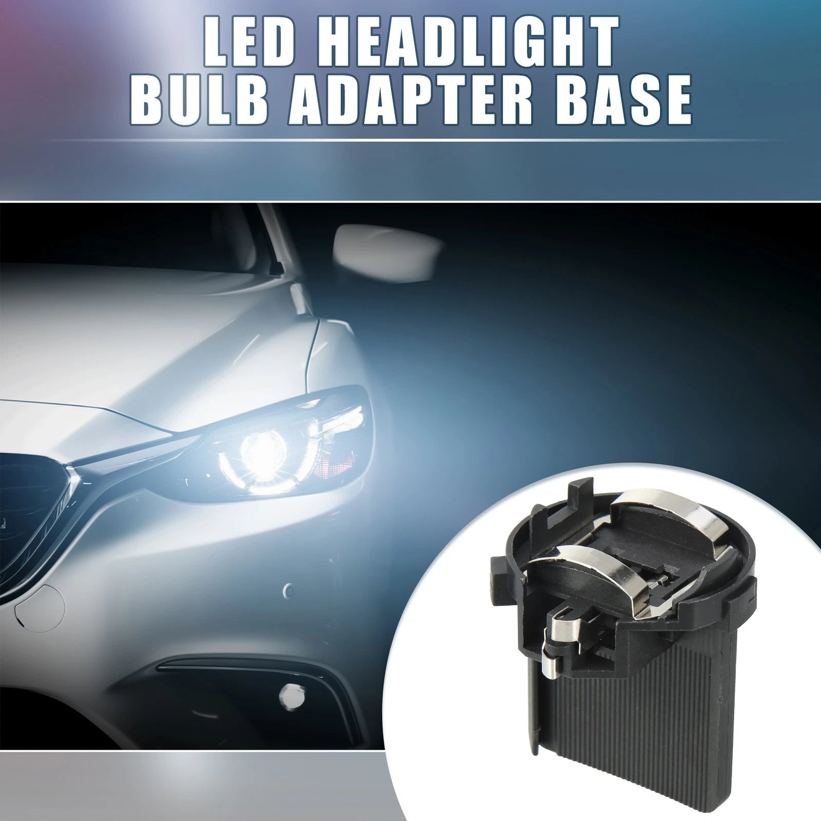 H7 Halogen Bulb Holder Adapter Clip for Volkswagen Golf GTI Jetta (MK6 MK7)