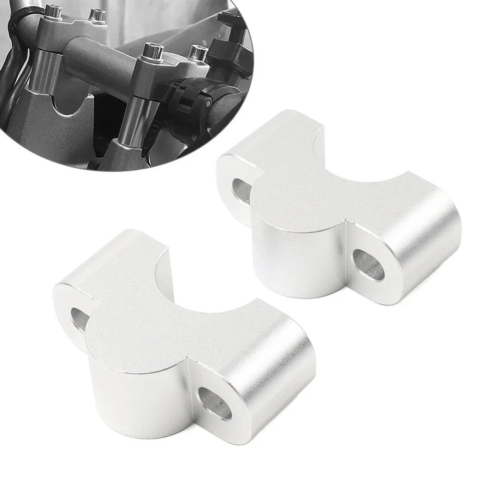 25mm Handlebar Riser Lift Clamps for Honda Suzuki Kawasaki