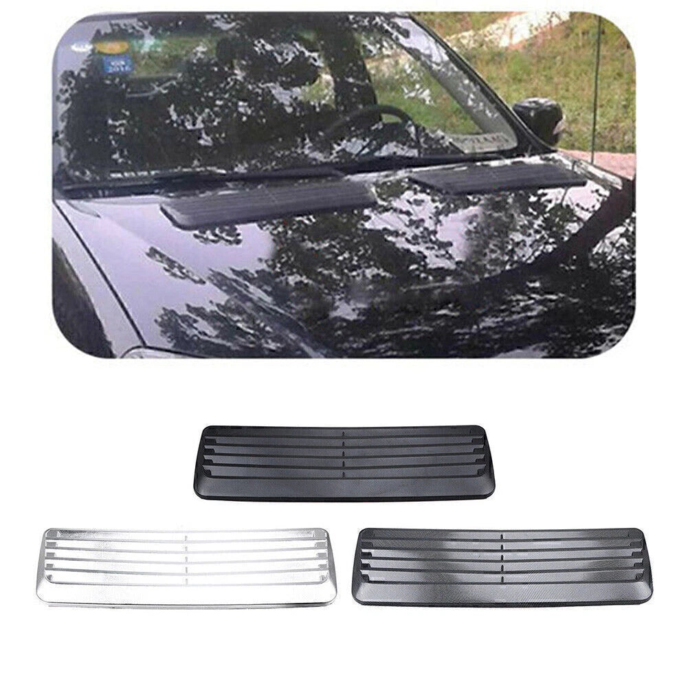 Turbo Air Flow Intake Scoop Hood Trim for Universal Car (All Models)