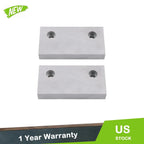 Set of 2 Aluminum Machinable Soft Jaws for 6" Mill Vise
