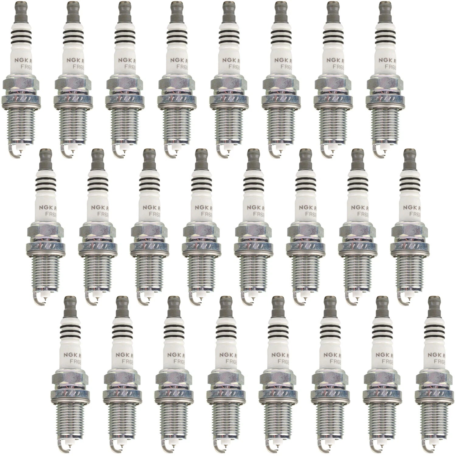 Set of 24 NGK Ruthenium HX Spark Plugs for Maybach 57 62 Mercedes CL600 S600 V12