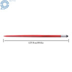 49" Hay Bale Spear for Skid Steer Loaders (4500 lbs Capacity)