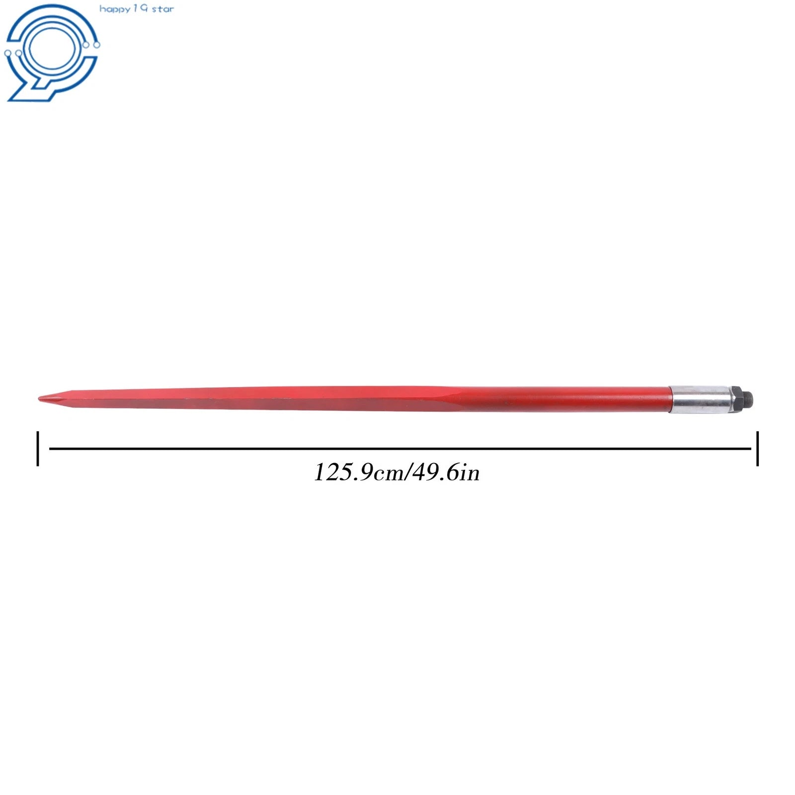 49" Hay Bale Spear for Skid Steer Loaders (4500 lbs Capacity)
