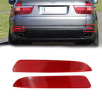 Rear Bumper Reflector Brake Stop Light Red Lens for BMW X5 (2006-2013)