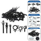 45 x Cable Tie Wraps for Fastening Wires, Clips, and Hoses