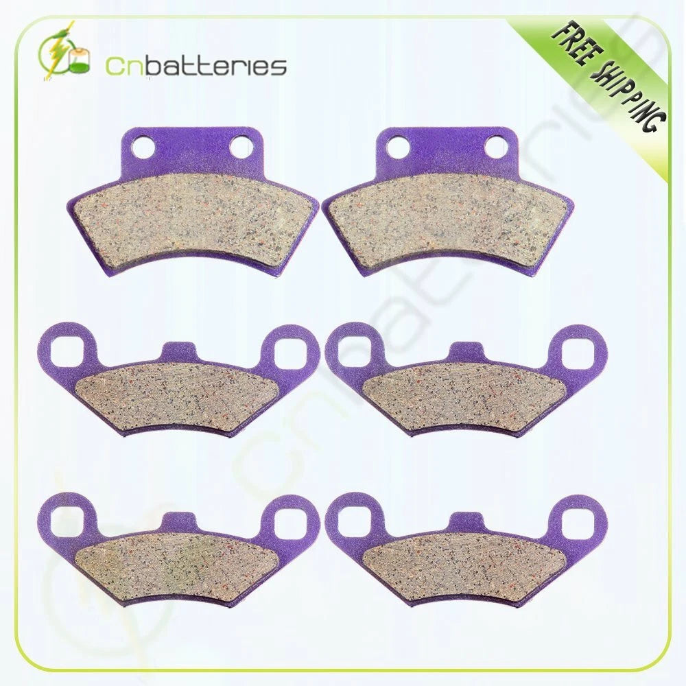Front and Rear Brake Pads for Polaris Sport 400L Trail Boss 250 (1995–1999)