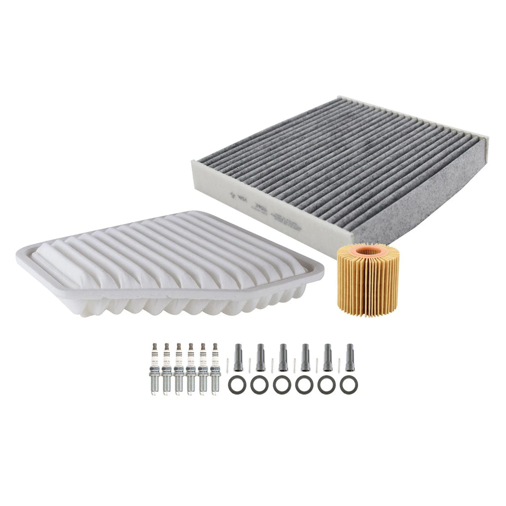 Tune Up Kit with NGK 6 Spark Plugs & Boots for Toyota Avalon Camry RAV4 Venza