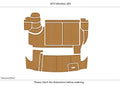 EVA Foam Teak Deck Flooring Mat for Meridian 469 (2010)