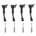 Set of 4 Ignition Coils & NGK Iridium Spark Plugs for Ford Escape Fusion