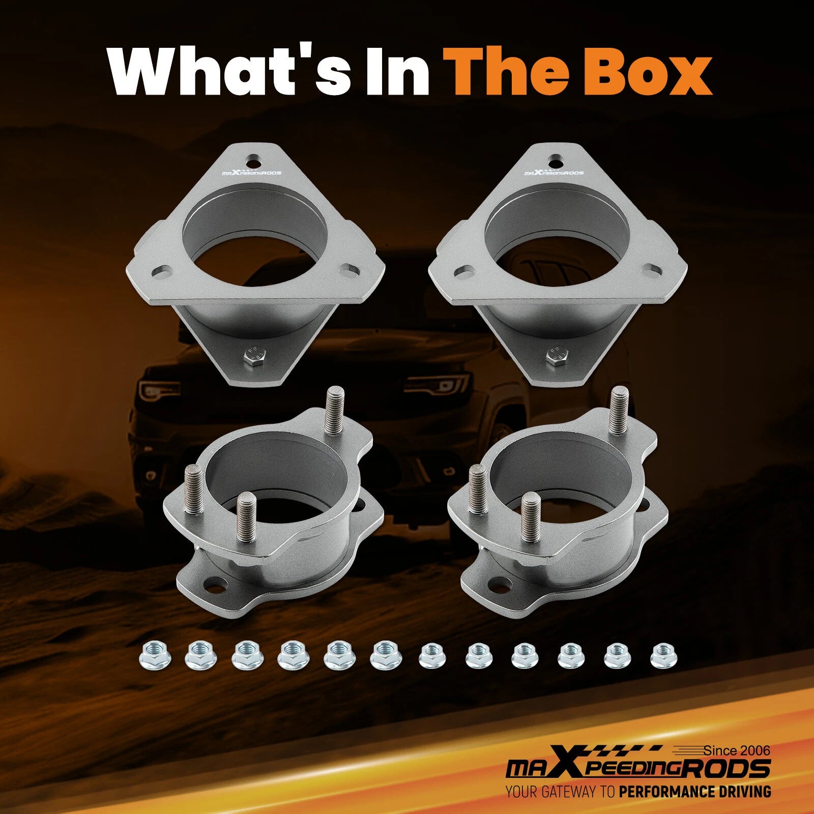 Set of 4 Leveling Lift Kit Spacers for Ford Explorer (2002–2005)