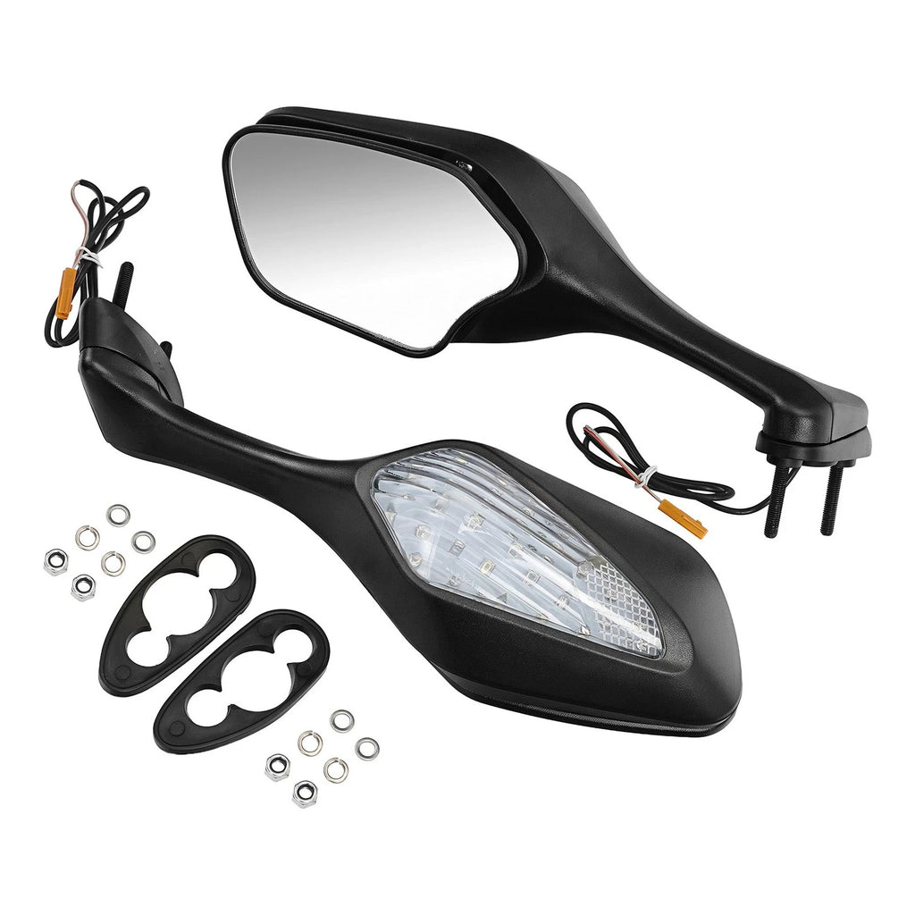 Rear View Mirrors with LED Turn Signal Light for Honda CBR1000RR (2008–2016)