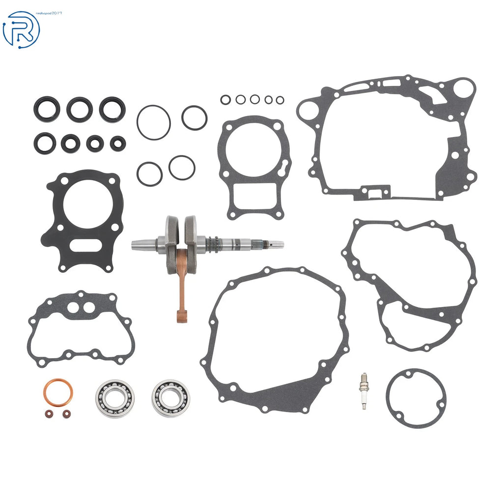 Complete Bottom End Crankshaft Gasket Seal Kit for Honda TRX250EX (2001–2008)