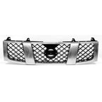 Replacement Black Chrome Plastic Front Grille (See compatibility Chart)