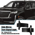 1 Pair Side Mirror Turn Signal Light GM23444105 for Cadillac Escalade (2002–2020)