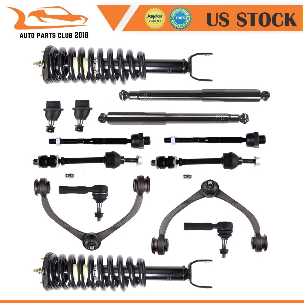 Front Strut Suspension Kit & Rear Shock for Dakota Raider (2006–2009) 2WD