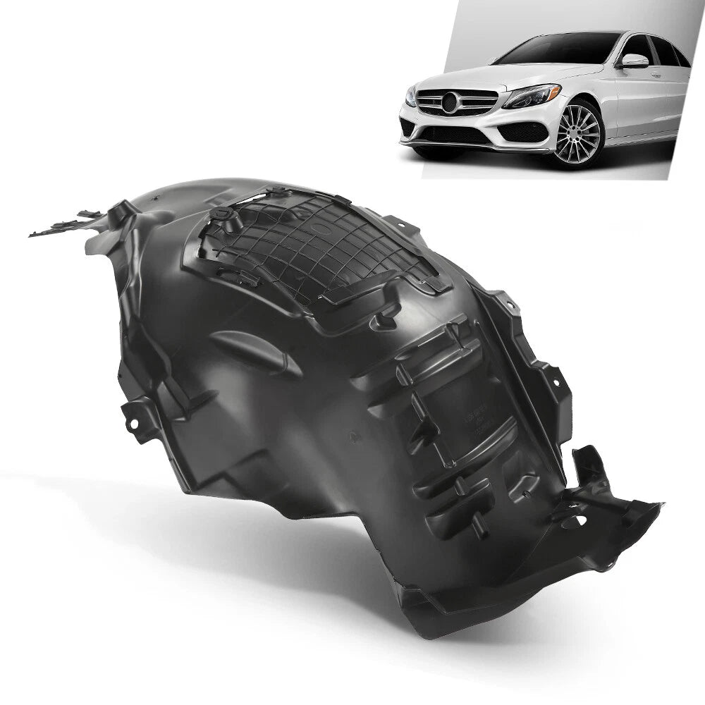 Front Fender Liner Splash Shield for Mercedes Benz C-Class (2015–2021)